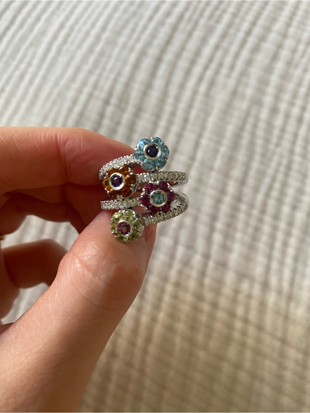 Pasquale Bruni Diamond and Tourmaline Cocktail Ring - Picture 2 of 10